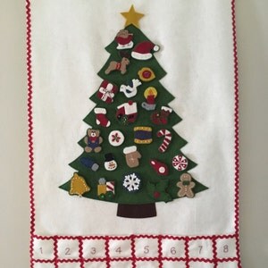 KIT ADVENT CALENDAR diy Christmas tree felt advent calendar