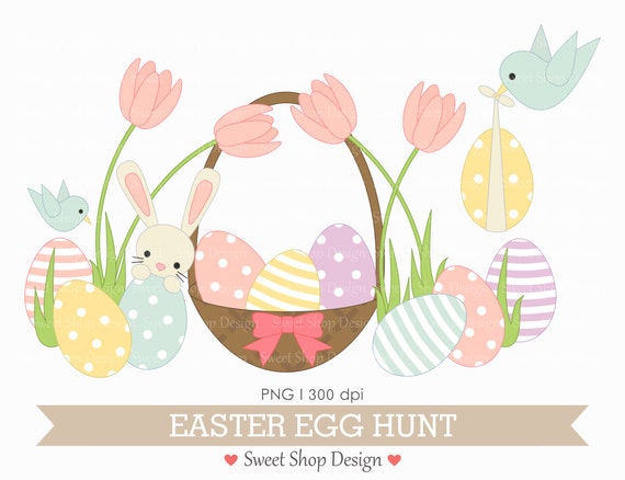 Easter Clip Art Easter Bunny Clip Art Easter by SweetShopDesign