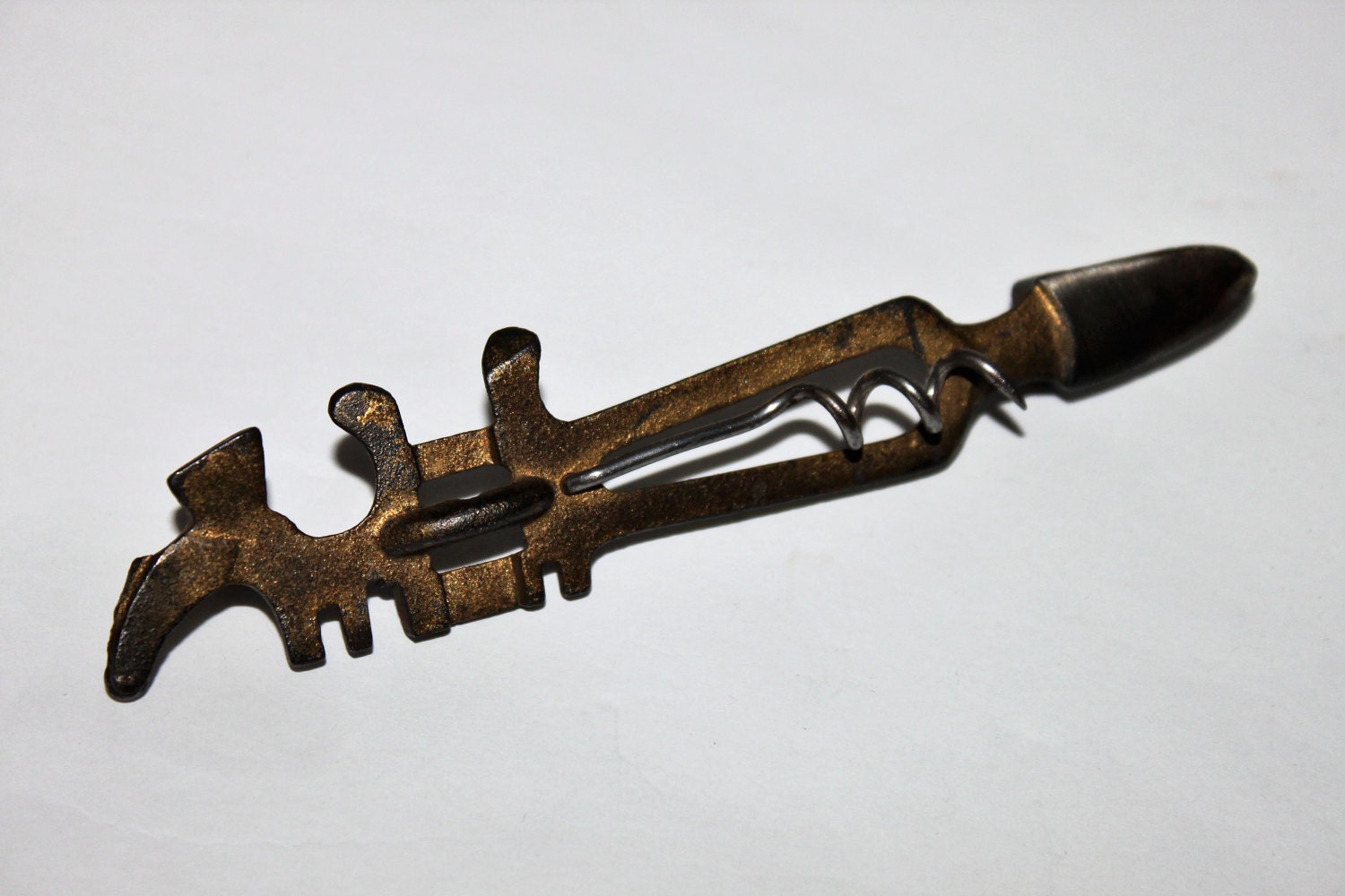 Antique 1880s Multi Tool, Glazers Tool with Corkscrew and Glass Cutter ...