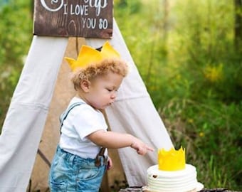 Felt and Fur Birthday/Costume Crown - Where the Wild Things Are - King of All the Wild Things