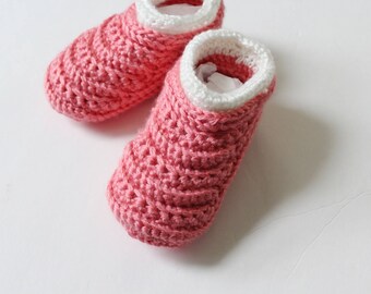 Ready to ship size 7/8, Crochet Moccasin slippers for women, Crochet slipper boots, Women's house shoes - The Davos-