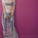 Shredded Tie Dyed Dress ~ slowshine