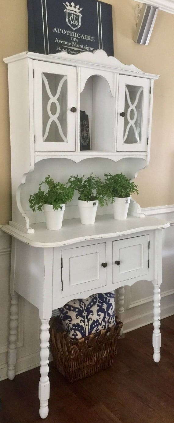 SOLD Farmhouse China Hutch Farmhouse Hutch Farmhouse