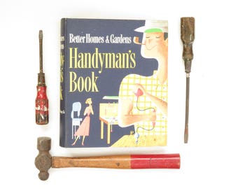 Vintage Handyman's Book - Vintage Better Homes and Gardens Handyman's Book - Vintage Homeowner Book - Vintage Repair Book - New Home Gift