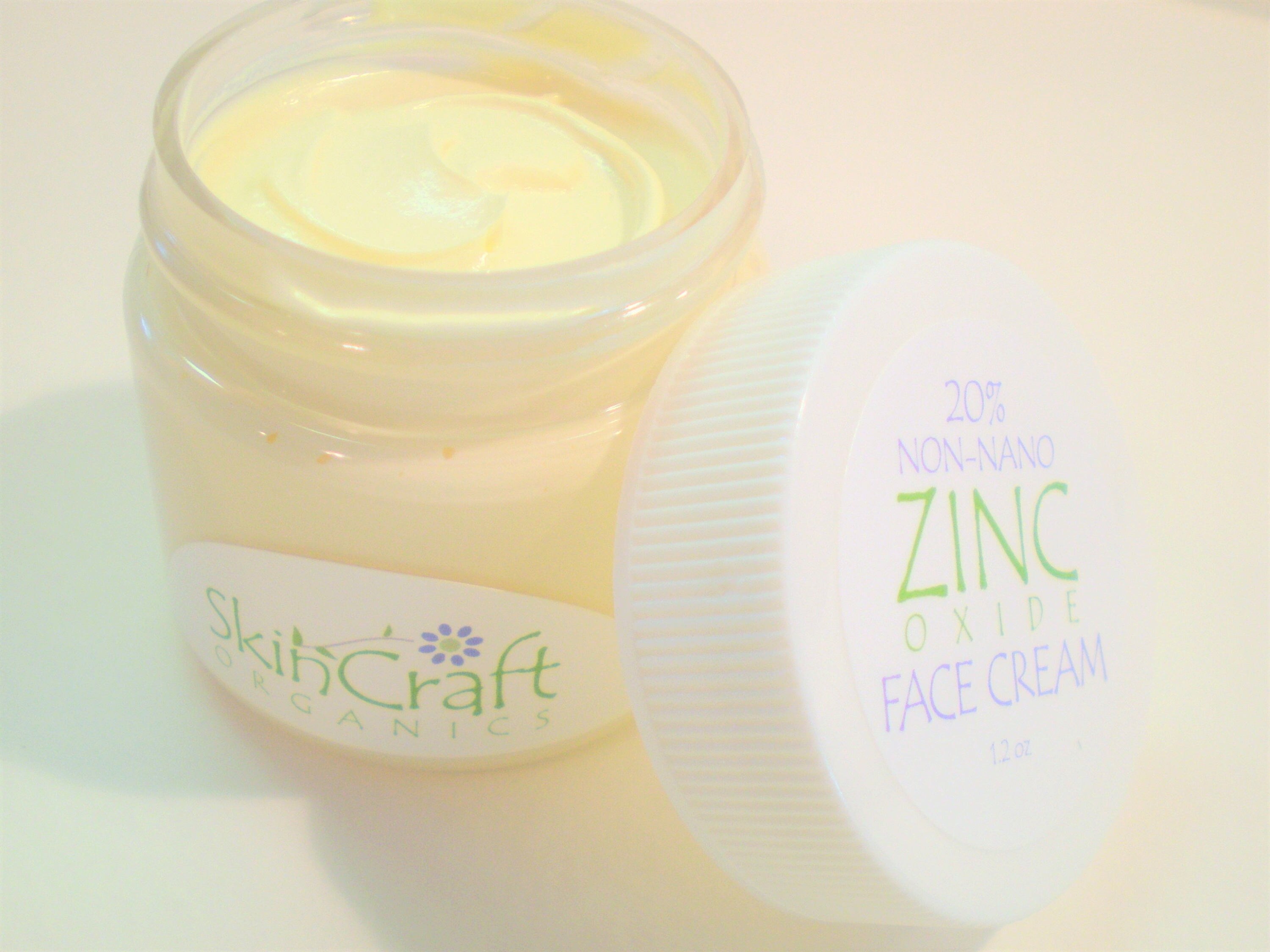 Zinc Oxide Face Cream 20 NonNano Zinc Oxide w/ Organic