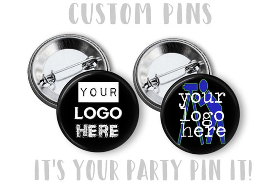 custom logo pins