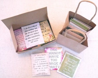 Jane Austen tea gift set