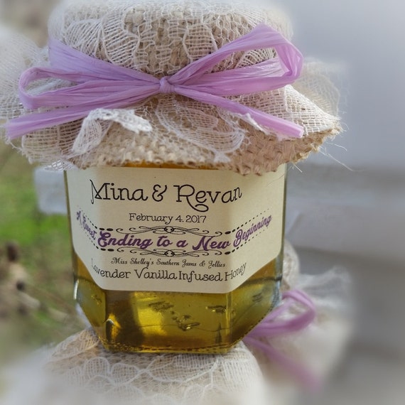 Honey Favors Bridal Shower Baby Shower 70 (1.5oz) Honey Jar