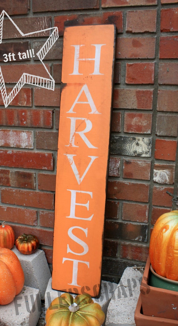 harvest sign