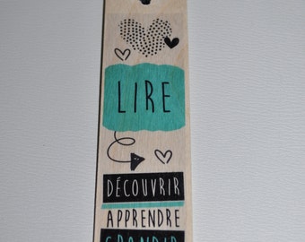 Bookmark wooden - read... Grow