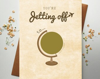 You're Jetting Off Surprise Scratch Off Travel Card