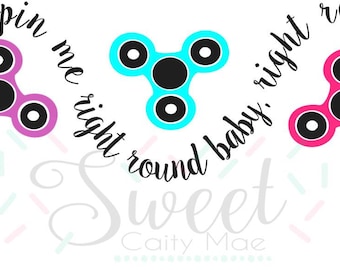 Hand Spinner / Cut File / Cameo Projects / Cricut Projects / Silhouette Projects / SVG / T-Shirt design / Back to School