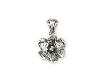 Magnolia Pendant Jewelry Sterling Silver Handmade Flower Pendant MG4-P