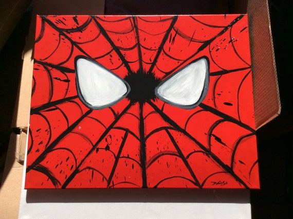 Valentine's Sale SpiderMan Crayon Art Painting Melted