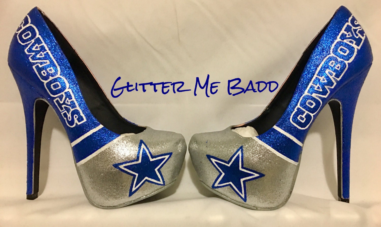 Dallas Cowboys Glitter heel