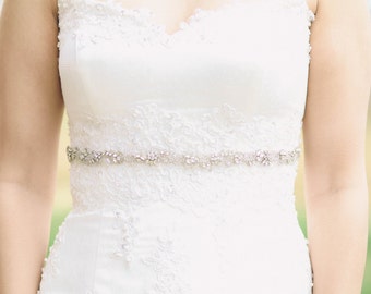 Simple bridal belt, bridal sash, bridal belt, belts and sashes - Style R83