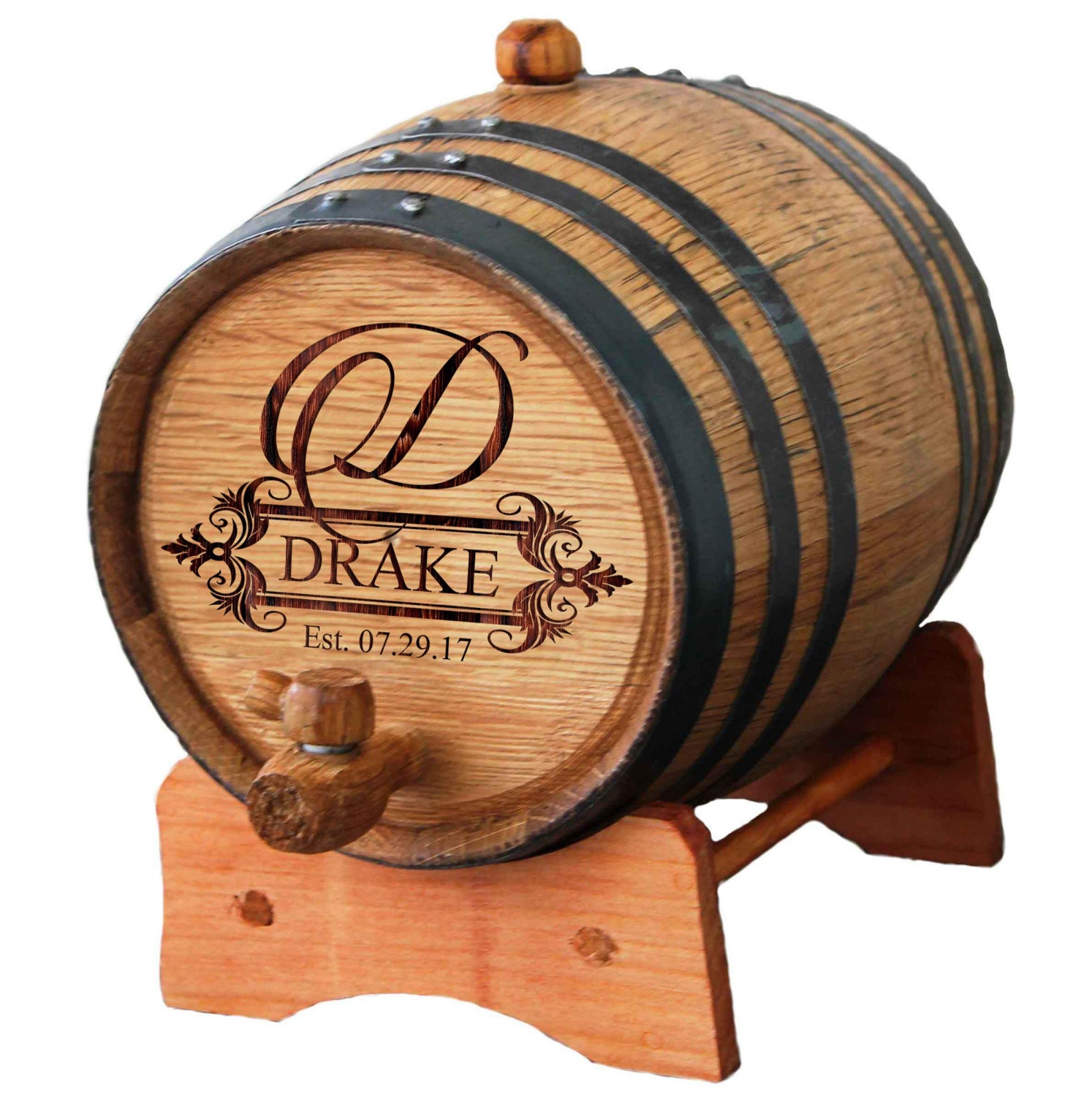 Personalized Wine Barrel Bourbon Barrel Whiskey Barrel