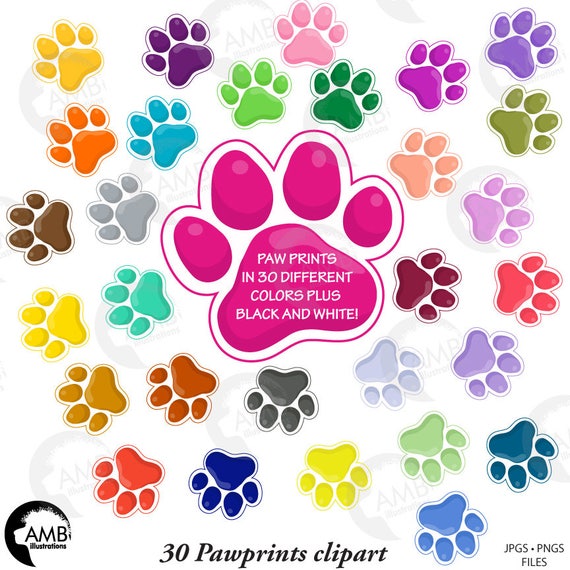 Puppy paws Clipart Pet Clipart Dog paws Dog paws with