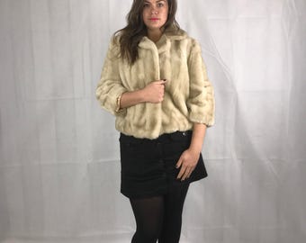 1940's Simulated Blond Mink