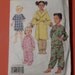 Simplicity 1572  Toddlers' sleepwear and robe pattern Uncut Sizes 1/2, 1 and 2