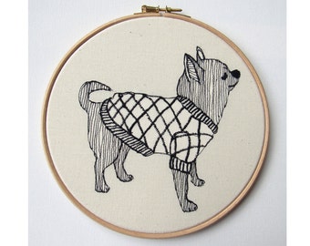 Chiwawa Embroidery Hoop
