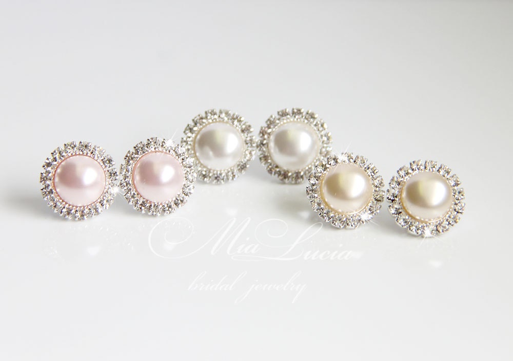 Bridal Pearl ClipOn earrings Bridal ClipOn Earrings Bridal