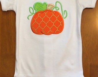Orange and Gold Pumpkin Shirt or Baby Bodysuit