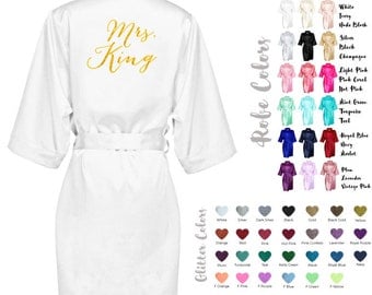 Bridal Robe, Bride Robe, Bride to be Robe, wedding day robe