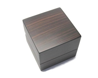 Zebra Wood Engagement Ring Box