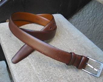 Men's Wearhouse Used Brown Leather Belt 40