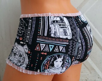 retro Star Wars ladies Panties Lingerie or mens boxer briefs your size and style choice Return of the Jedi