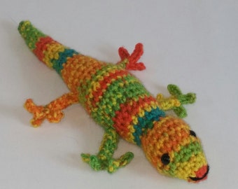 Stuffed gecko | Etsy