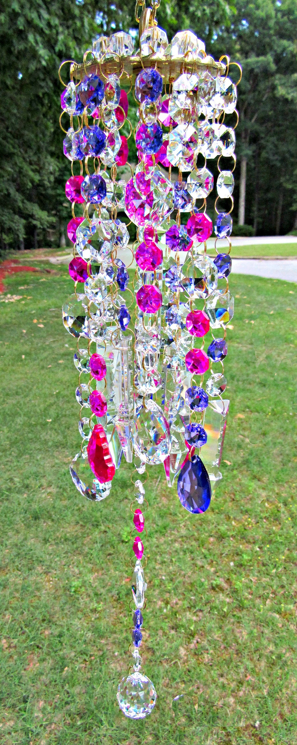 Crystal Wind Chime Crystal Sun Catcher Glass Wind Chime