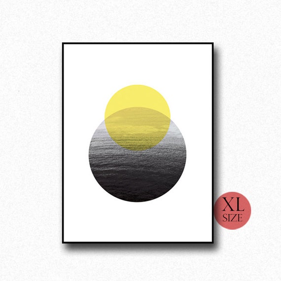 Geometric print Large wall art printable Abstract wall art