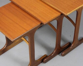 Retro G Plan Nest Side End Tables