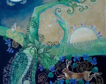 Ostara Rising giclee print