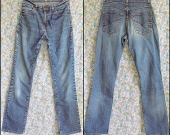 Womens stretch high waist levi jeans 27 inch waist