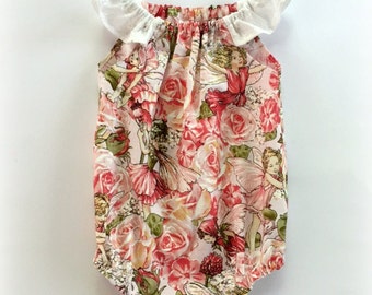 Handmade Baby Girls Romper Playsuit - Fairies - Sizes 00