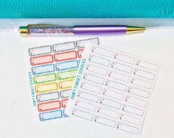 Mini Daily Meal Box Stickers - Life Planner Family Planner Home Planner Recipe Planner Fitness Planner Breakfast Lunch Dinner TN Bujo