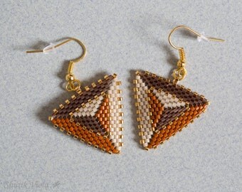 Seed bead earrings