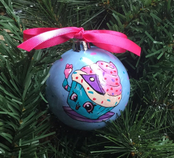 Personalized Shopkins Christmas Ornament