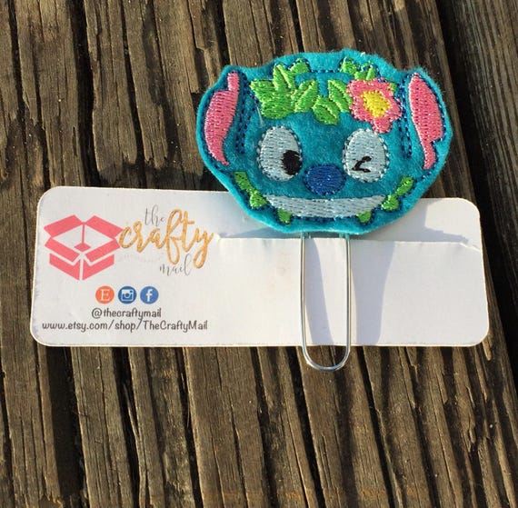 Stitch Planner Clip/Paper Clip/Bookmark/Lilo and Stitch/Character Planning Clip