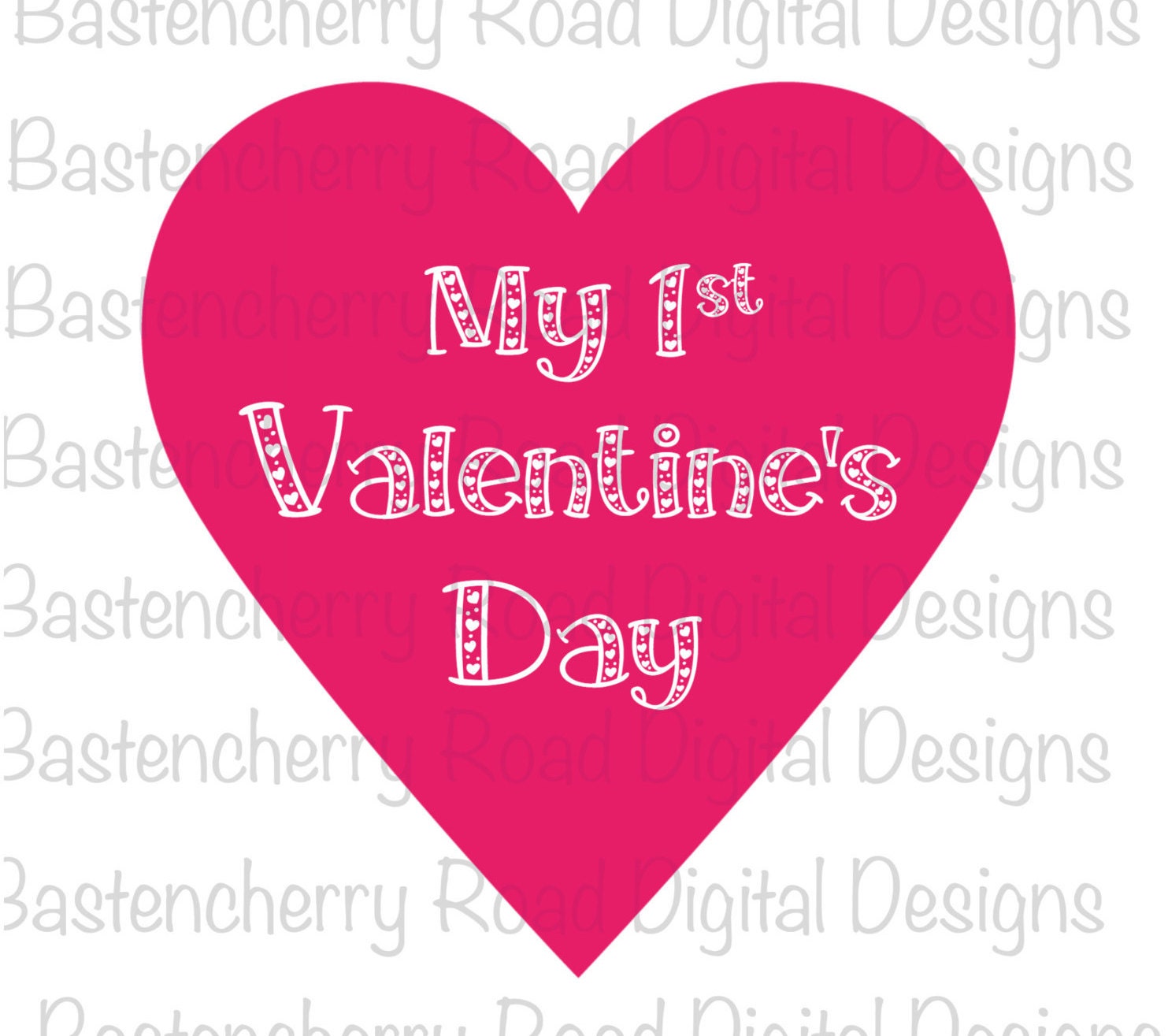 Download Babys First svg heart svg valentine svg Cut File svg