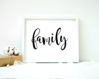 Family poster | Etsy