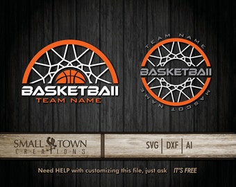Basketball SVG Cut Files - Vinyl Cutters, Screen Printing, Silhouette, Die Cut Machines, & More