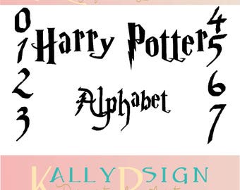 Download Potter alphabet | Etsy