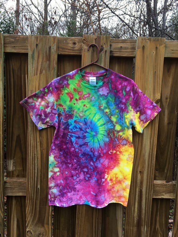 MADE TO ORDER Tie Dye Tshirt Tee Psychedelic Trippy Boho