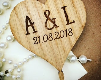 Heart Cake Topper Wedding Rustic Heart Cake Topper Wedding Rustic