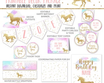 unicorn name game unicorn party game printable