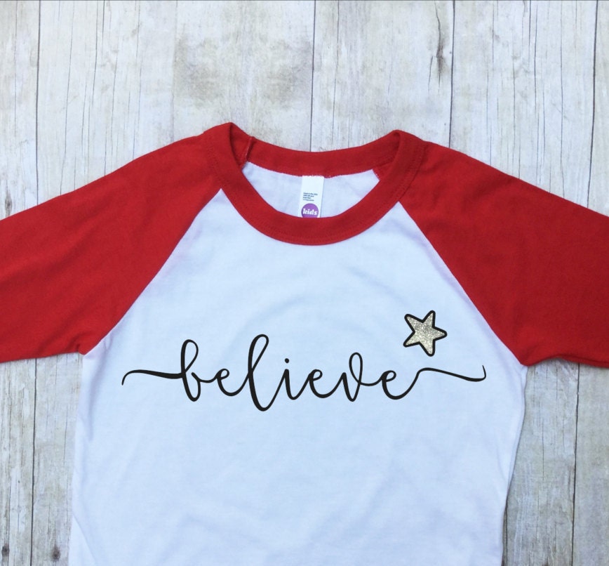 believe christmas shirts